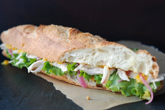 Roast Chicken Sandwich with Pickled Marmalade