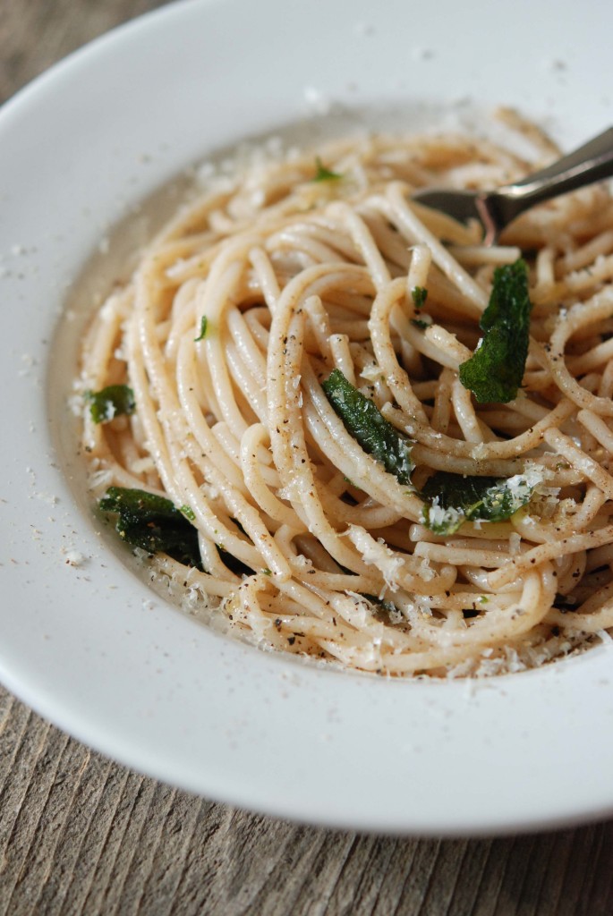 Spaghetti with Sage Browned Butter