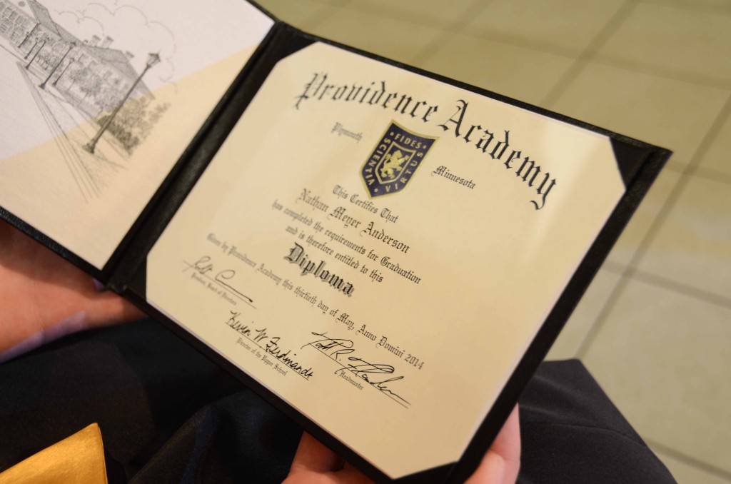 graduation diploma