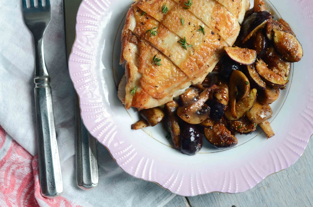 Pan-Roasted Chicken with Figs & Mushrooms | Fresh Tart (Paleo, AIP)